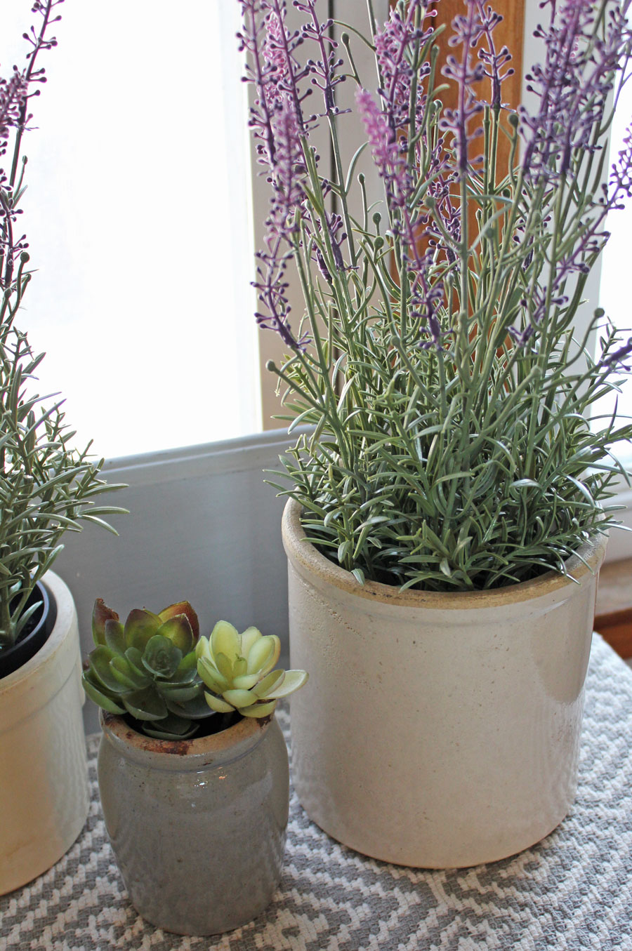 Decorating With Vintage Crocks Itsy Bits and Pieces