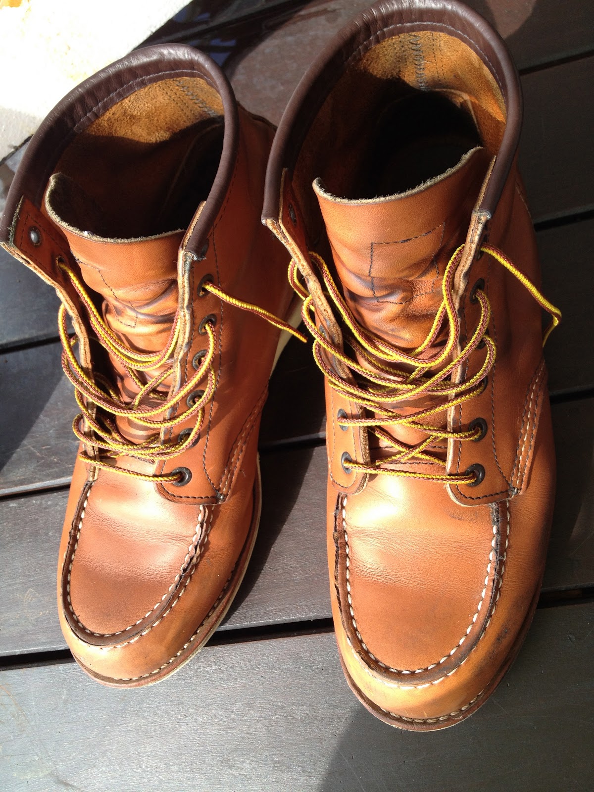 Goody Leathery: Red Wing 875 (after 2 months)