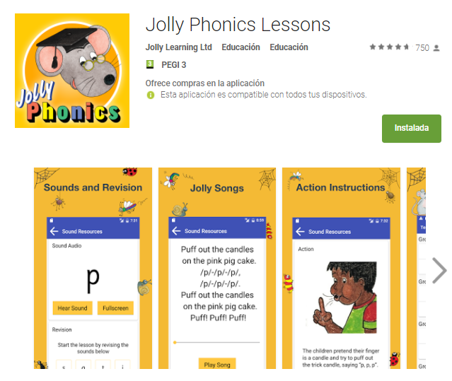 APP para practicar phonics