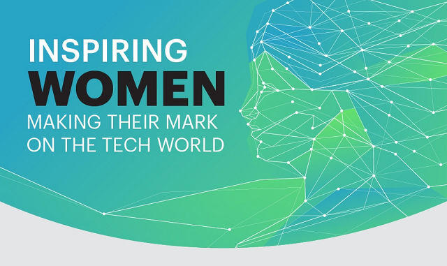 Inspiring Women Making Their Mark on the Tech World #infographic