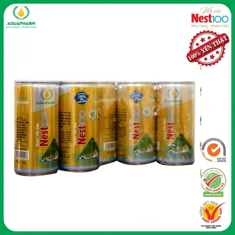 [Aquapharm] Nest100 Có Đường - Lon 190ml (Khay 30 Lon)