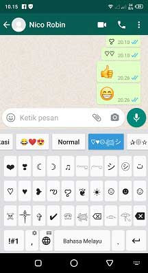 2 Cara Membuat Emoji Love Transaparan Di Whatsapp Wafbig
