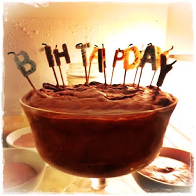 birthday chocolate mousse