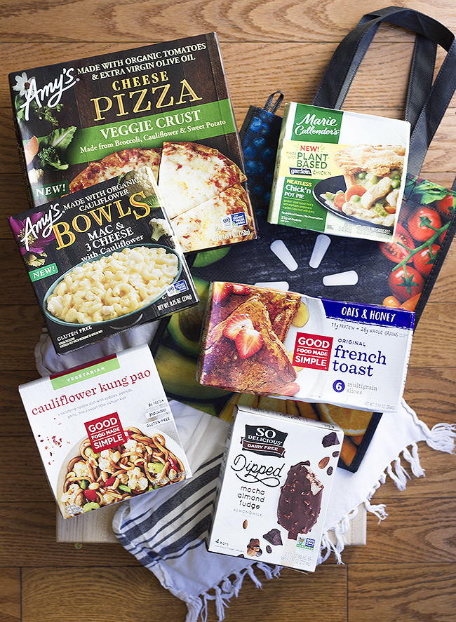 A Vegetarian, Plant-Based, Delicious Frozen Food Grocery Haul