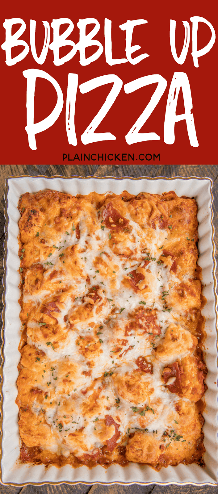 Bubble Up Pizza Plain Chicken®