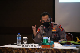 Rapat Kesiapan PON XX Bareng Forkopimda Mimika, Kapolri: Perlu Langkah Extraordinary Cegah Covid-19 