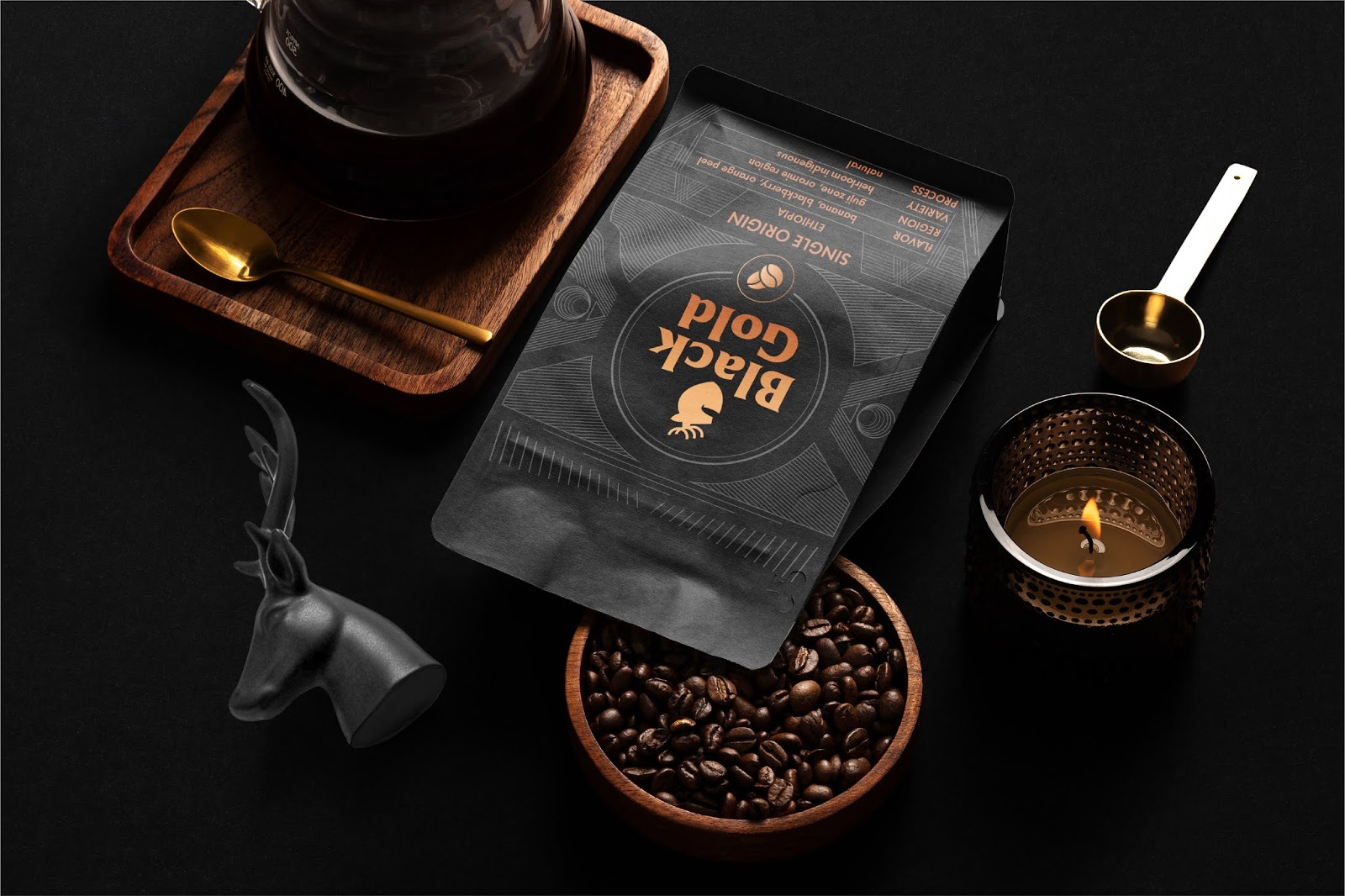Black Gold Coffee Roaster Packaging Of The World