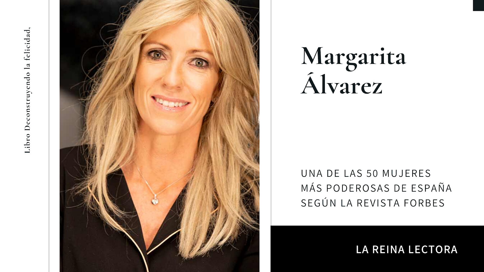 Margarita Álvarez, una mujer dedicada al estudio de la felicidad. La