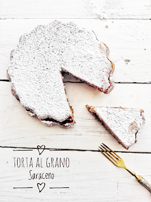 torta, colazione, grano saraceno, confettura