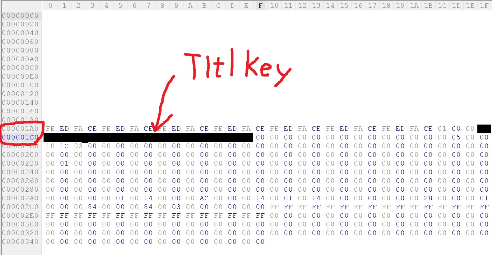 WiiU title.tikファイルからタイトルキーを調べる方法