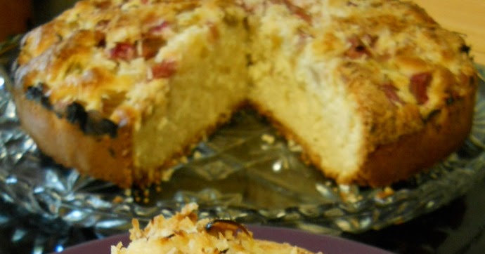 Irène`s Leckereien♥: Rhabarberkuchen mit Kokos