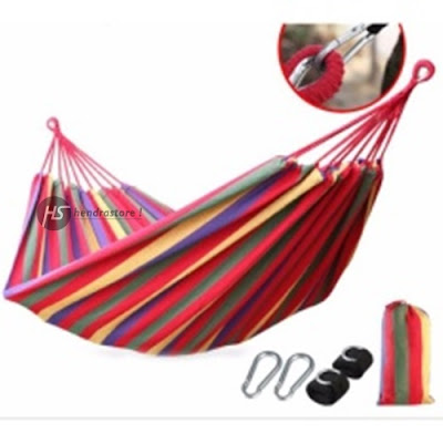 Jual Hammock Camping Single Murah - Motif Salur Nyaman Jual Hammock Camping Single Murah - Motif Salur Nyaman