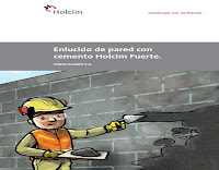 Holcim - Ecuador | Enlucido de pared con cemento Holcim Fuerte. enlucido de pared con cemento