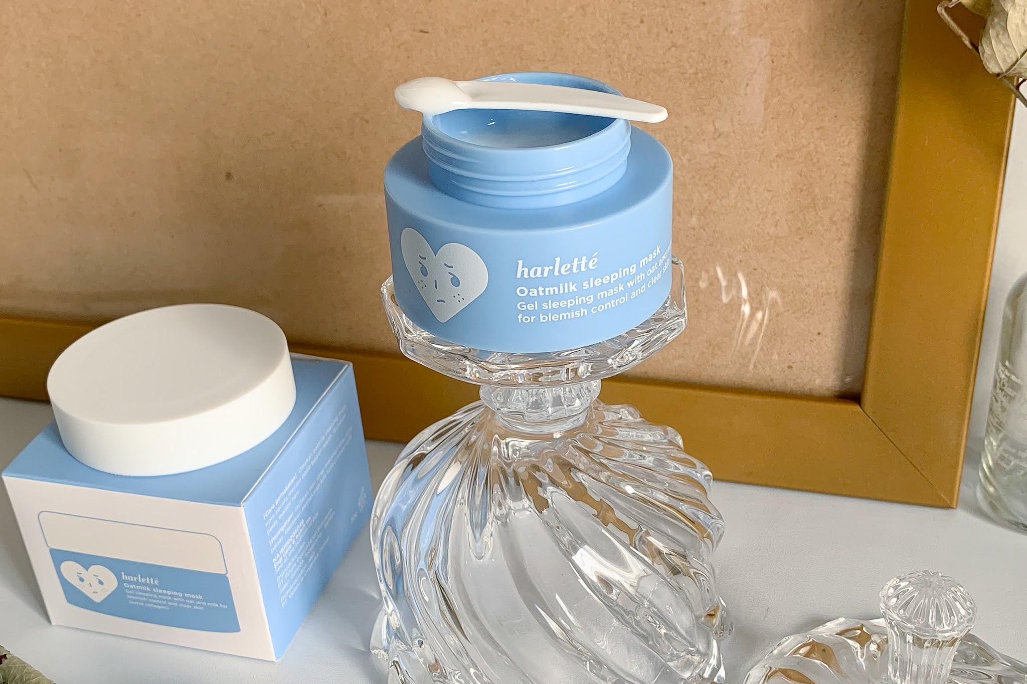 [Review] Harlette Oatmilk Sleeping Mask Wilda Khairani