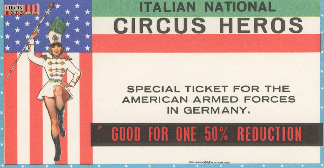 special ticket for the American armed force in Germany 