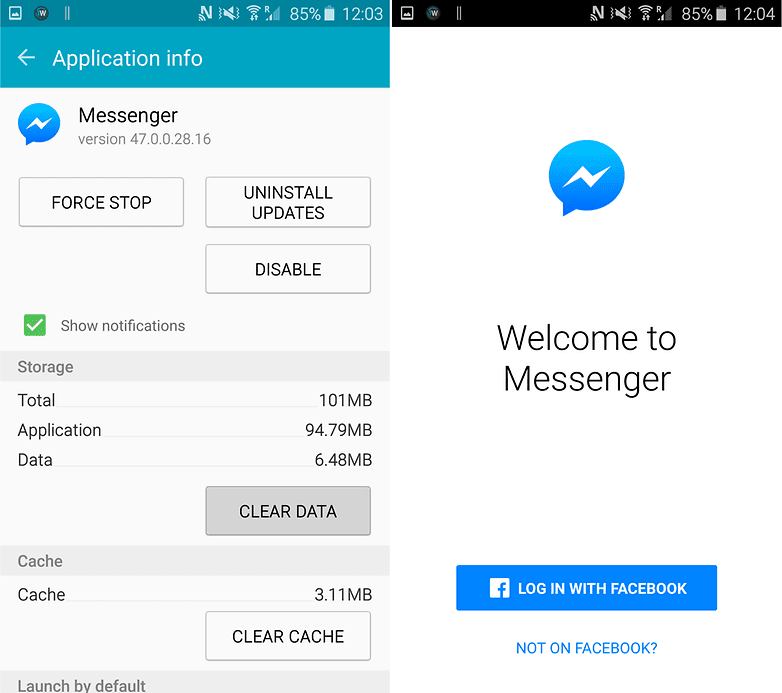 How to Logout from Facebook Messenger in Android Phone