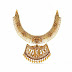 Latest designer golden necklace