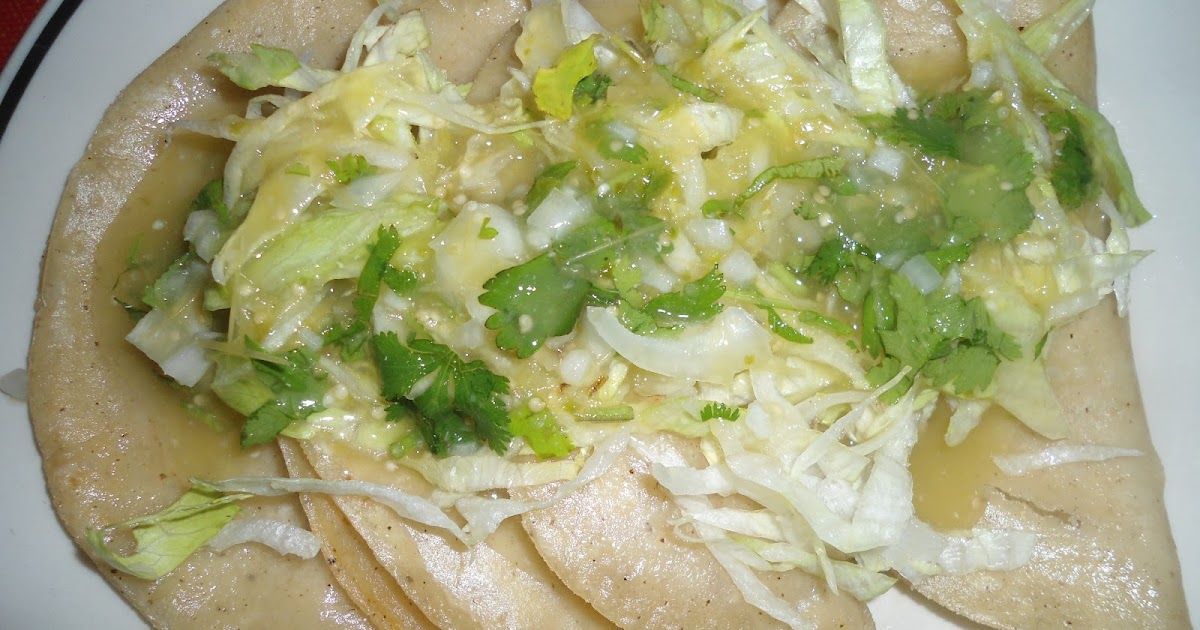 Tacos al vapor faciles.