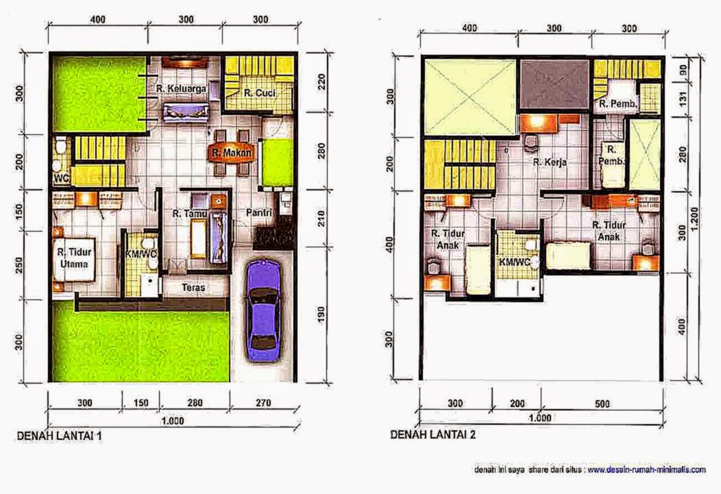 Terpopuler 54 Skema Rumah  Sederhana Minimalis