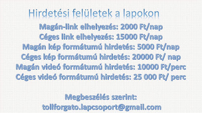 Kiadó felületek a Tollforgató Online Lapcsoport és Archivált Világ Archived World oldalain!