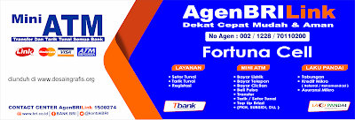 Desain Banner BRILink cdr Desain Banner BRILink cdr