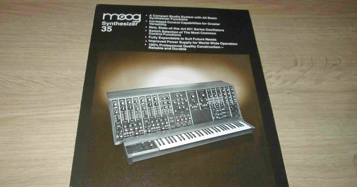 MATRIXSYNTH Moog Modular System 35 Brochure / Catalog