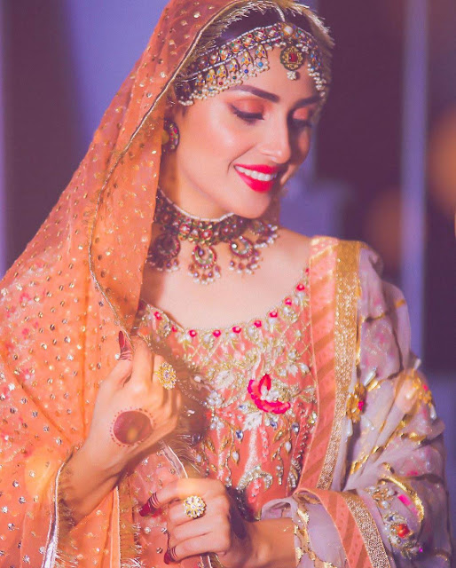Latest Ayeza Khan Mehndi, Nikah and Wedding Photoshoot
