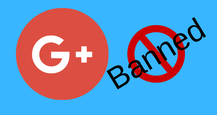 Google+ is no longer available