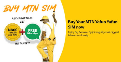 MTN YAFUN YAFUN SIM BONUS LOGO