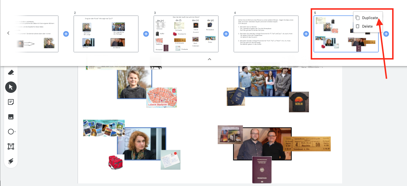CLA Language Center Tip of the Day Jamboard shortcuts for missing