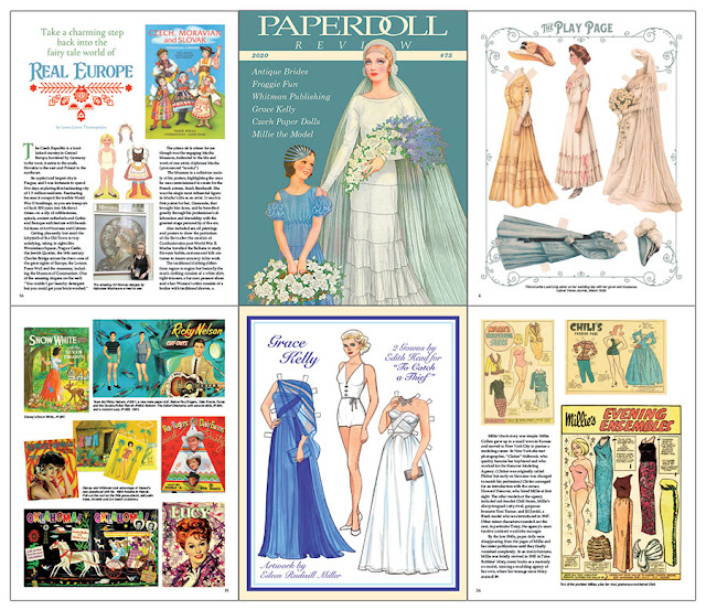 Paperdoll Review Paper Doll Magazines Spotlight the 1940s, Antique