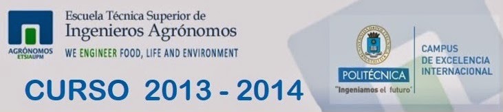 E.T.S.I.AGRÓNOMOS. UPM. Curso 2013-2014