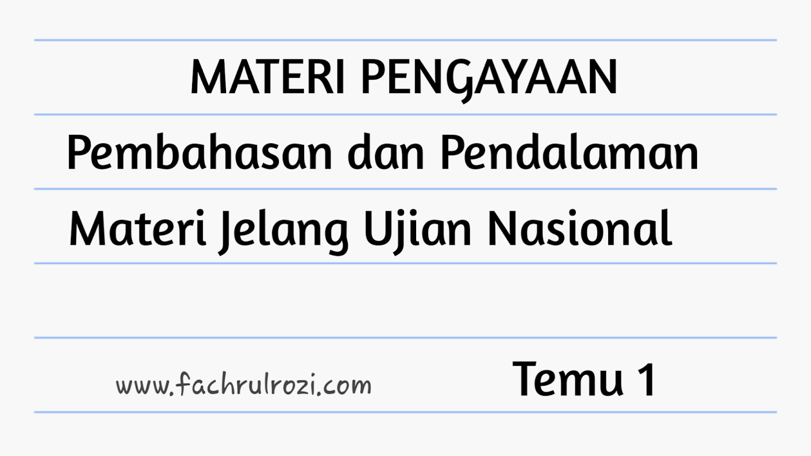 Pendalaman Materi Soal Un Bahasa Inggris Smk Yuppentek 1