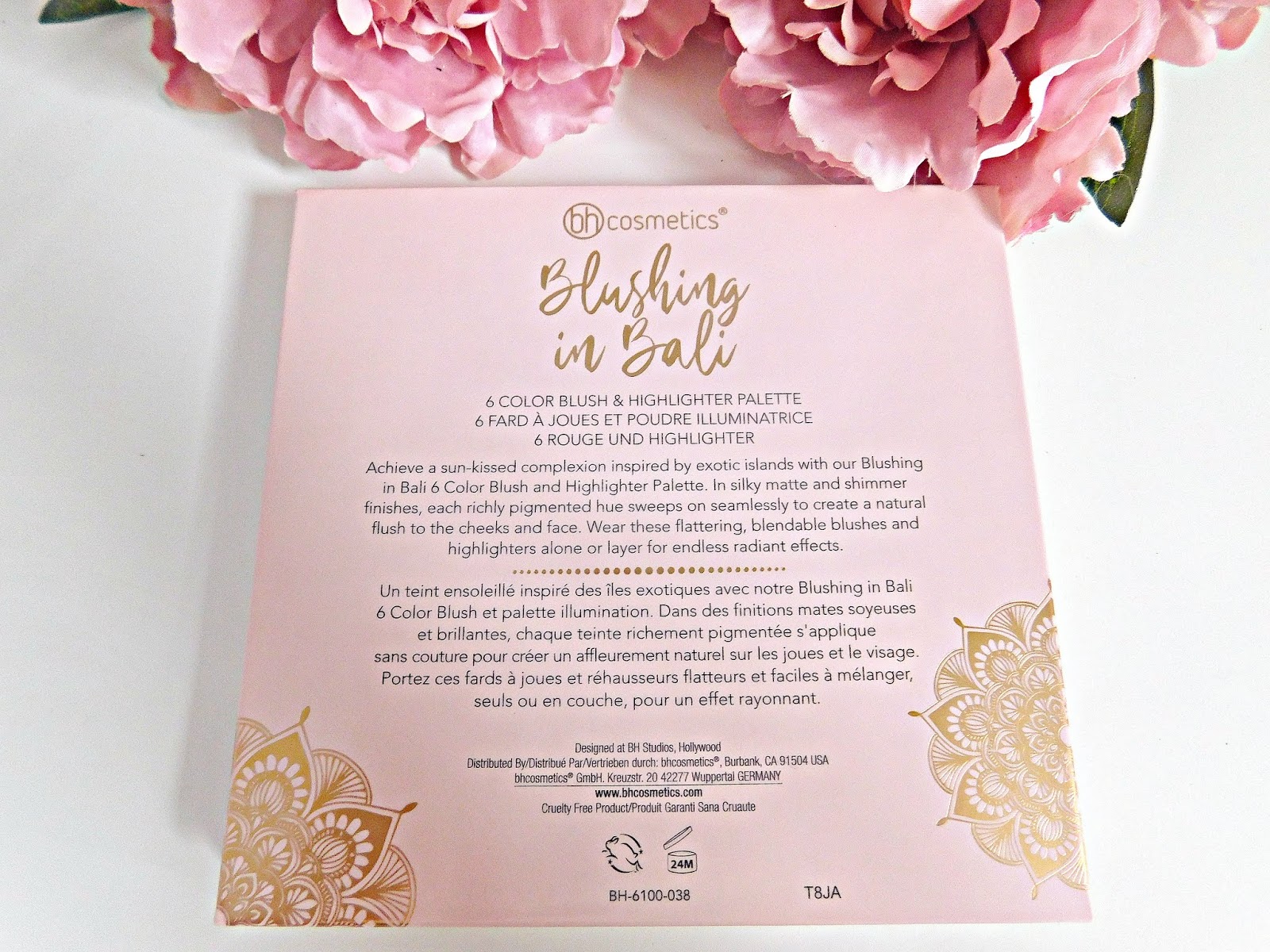 BH Cosmetics Blushing in Bali 6 Color Blush and Highlighter Palette