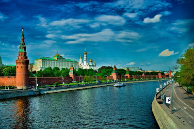 Postales de Rusia - El Kremlin - Sede del Gobierno Ruso