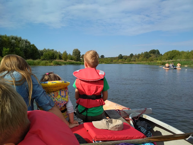 pływamy, tratwami po Warcie, rafting, spływ z dziećmi, Oborniki, Przystań Kowale