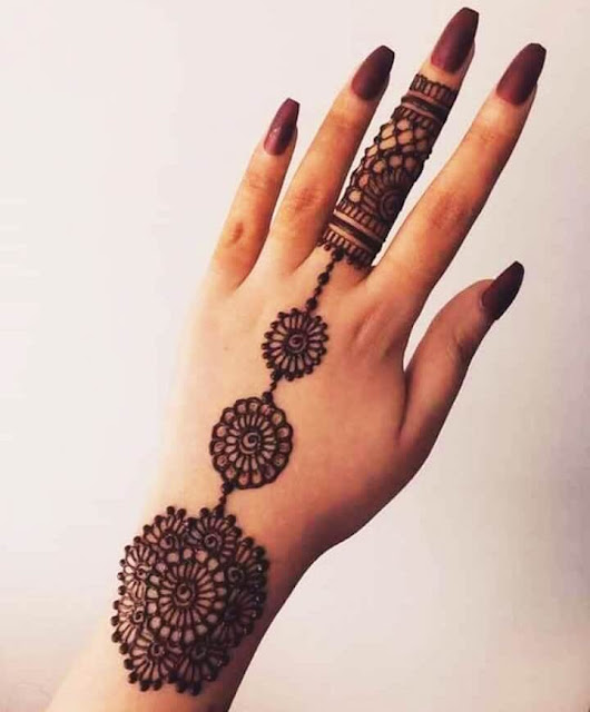 Beautiful Simple Mehndi Design Images for Raksha Bandhan