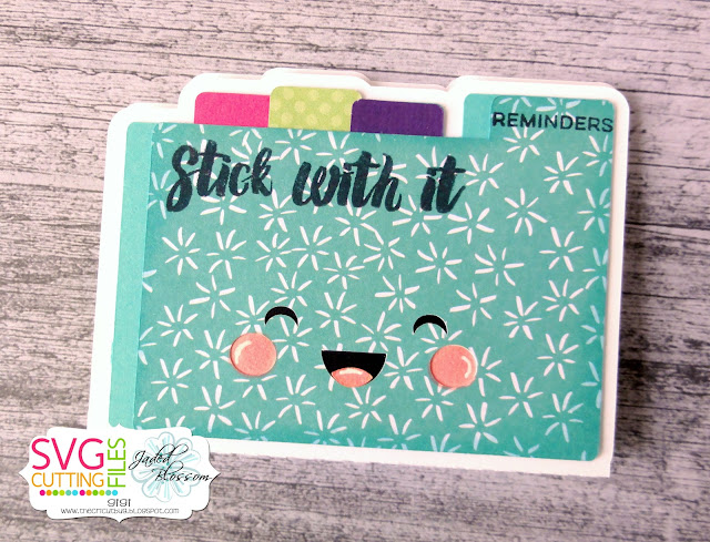 The Cricut Bug: Sticky Note File Folder