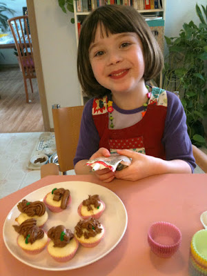 Making cupcakes