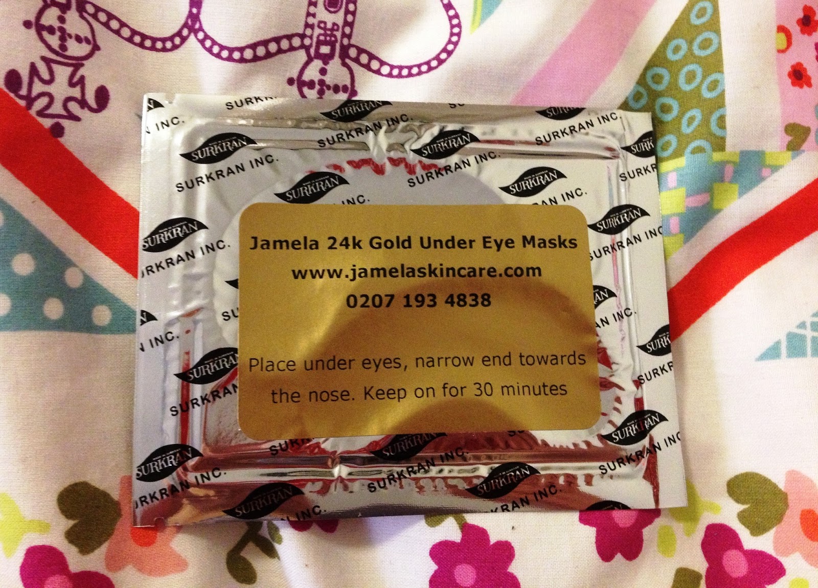 Jamela 24K Gold Under Eye Masks Review - Sophie Rose