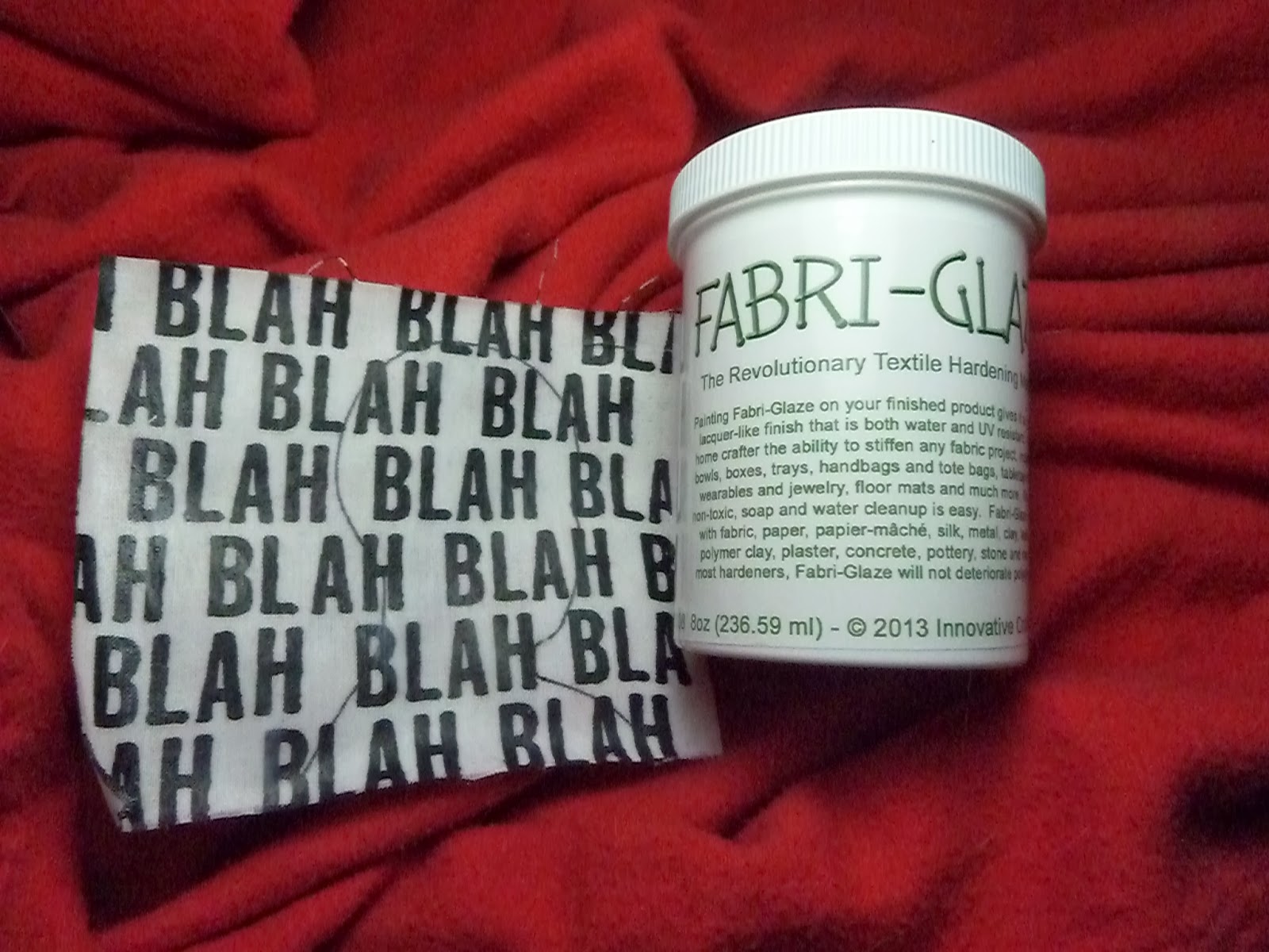 Fabric Stiffeners and Hardeners For All Occasions Plus A Recipe For