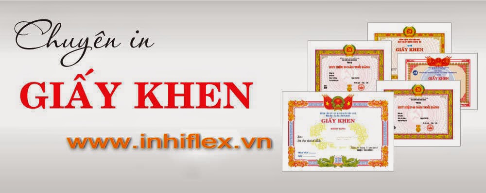 In giấy khen , bằng khen chất lượng cao 17