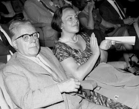 Togliatti with his partner, Nilde Iotti, at a Communist Party conference in Russia, which they visited many times