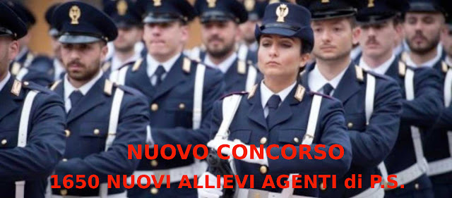 concorso per 1650 agenti P.S.