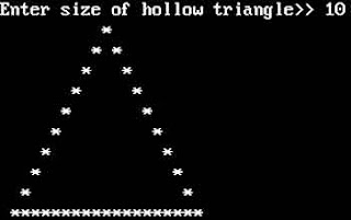 Hollow Triangle Program