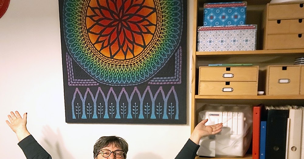 How to Turn Crochet Blanket into Wall Hanging LillaBjörn's Crochet World