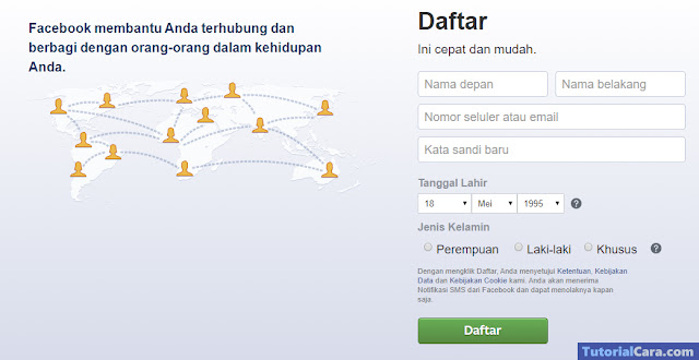 Cara Membuat Akun facebook