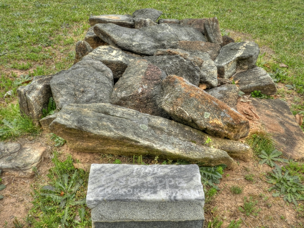Rock Piles Cherokee Indian Grave