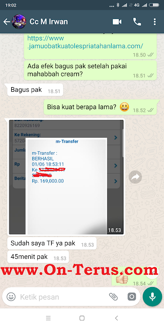 Testimoni Pengguna Mahabbah Cream