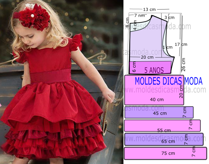 ficción Ministro Derivar 10 patrones para vestidos de niñas | Manualidades